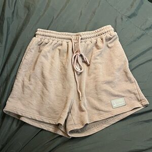 Women's Athletic Shorts in Tan